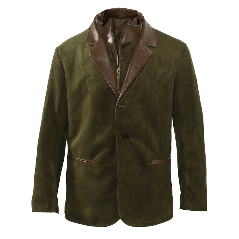 Men's Autumn Vintage Buckskin Jacket