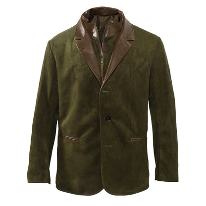 Men's Autumn Vintage Buckskin Jacket