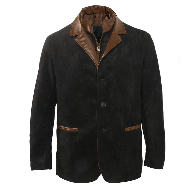 Men's Autumn Vintage Buckskin Jacket