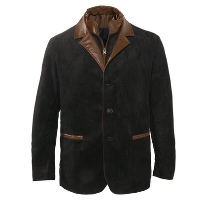 Men's Autumn Vintage Buckskin Jacket