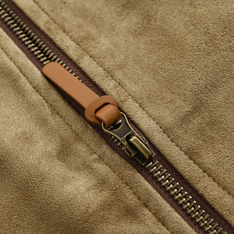 Men's Autumn Vintage Buckskin Jacket