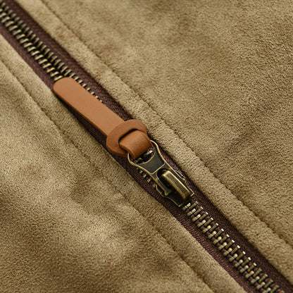 Men's Autumn Vintage Buckskin Jacket