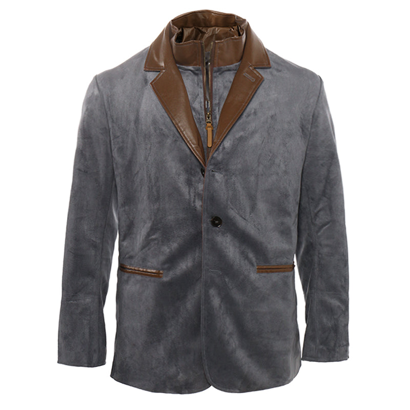 Men's Autumn Vintage Buckskin Jacket