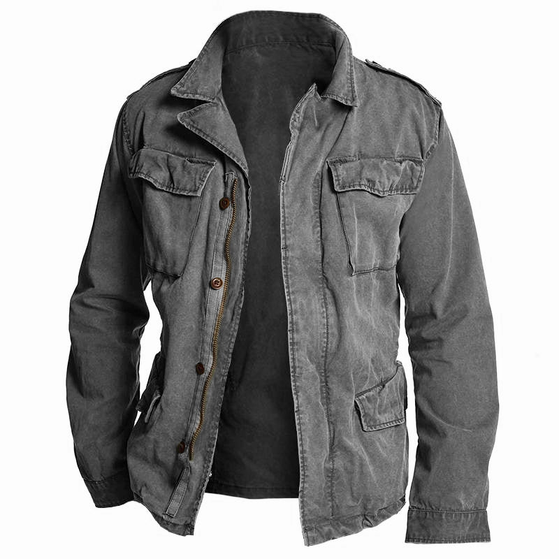 Men's Vintage Casual Workwear Field Jacket