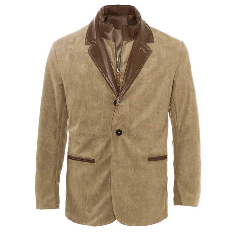 Men's Autumn Vintage Buckskin Jacket