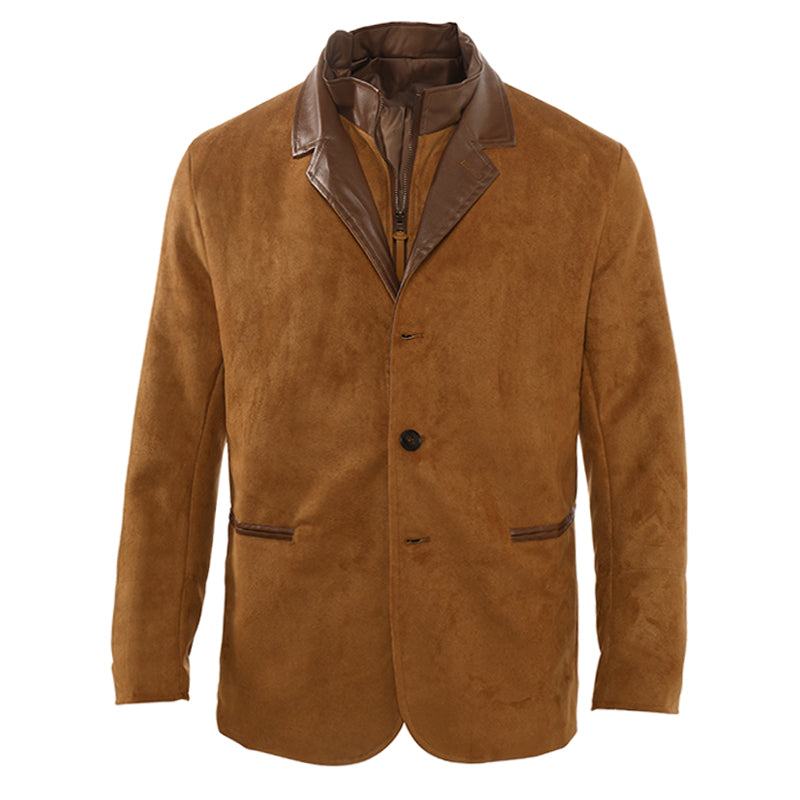 Men's Autumn Vintage Buckskin Jacket