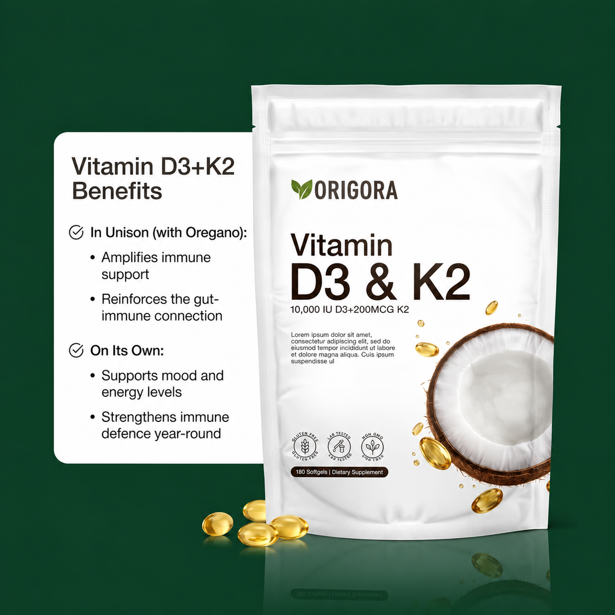 Origora™ | Balance & Resilience Herbal Softgels