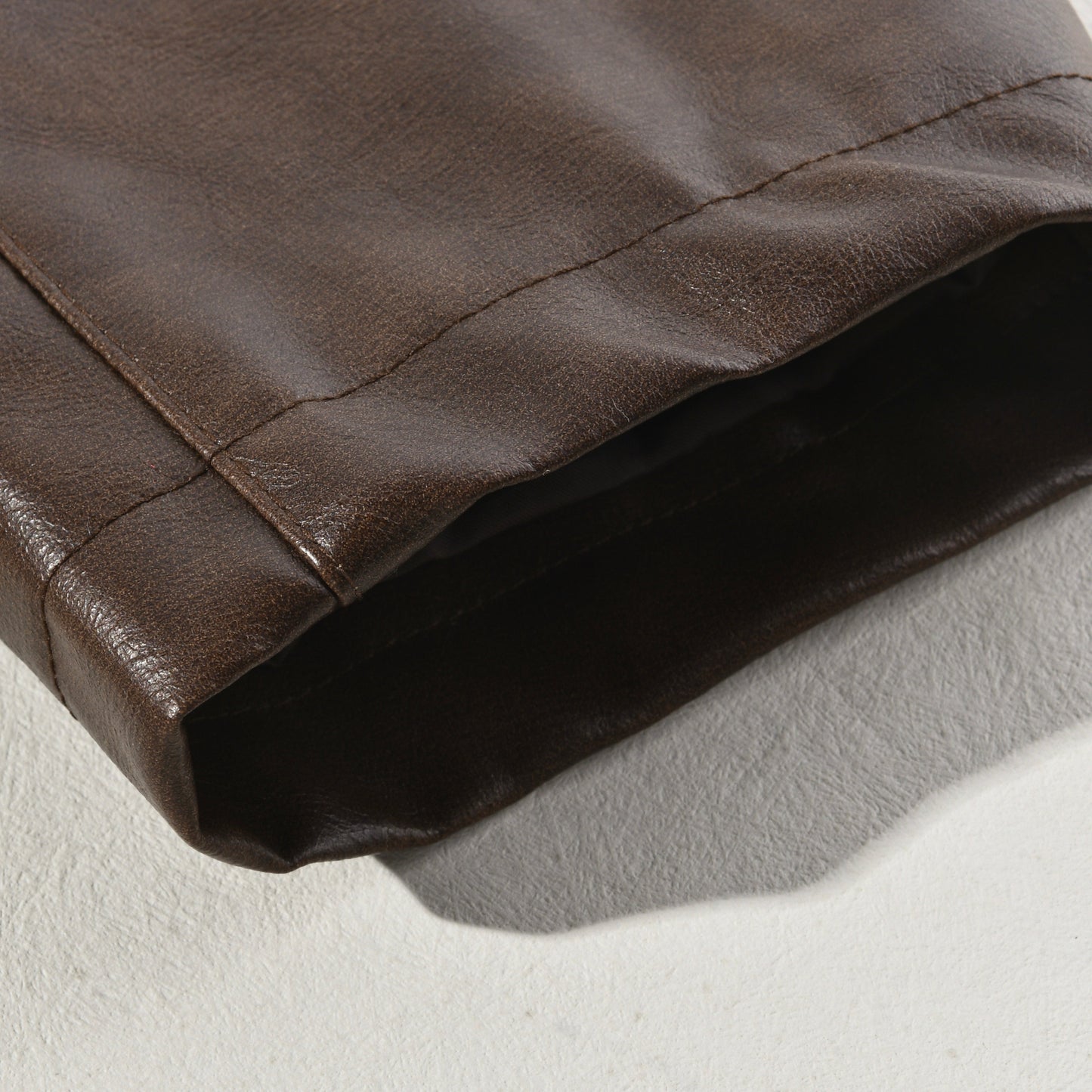 Men's Vintage Zipper PU Leather Jacket