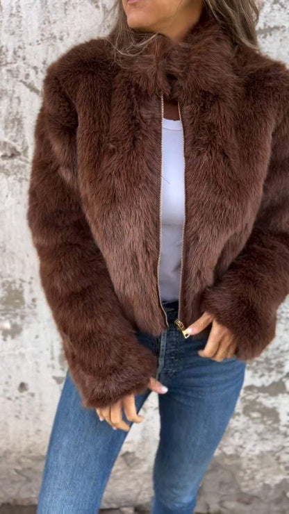 SOFIA - Faux Fur Jacket