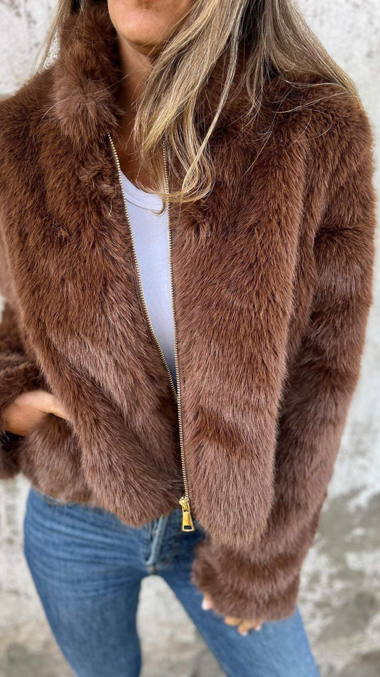 SOFIA - Faux Fur Jacket