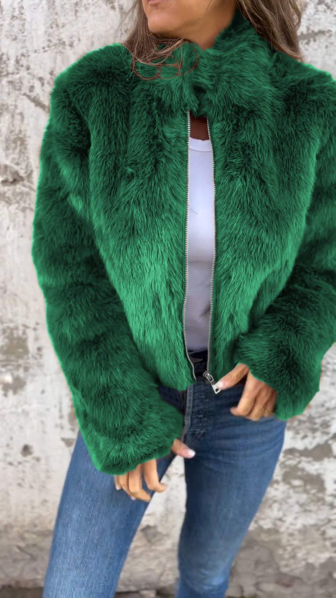 SOFIA - Faux Fur Jacket